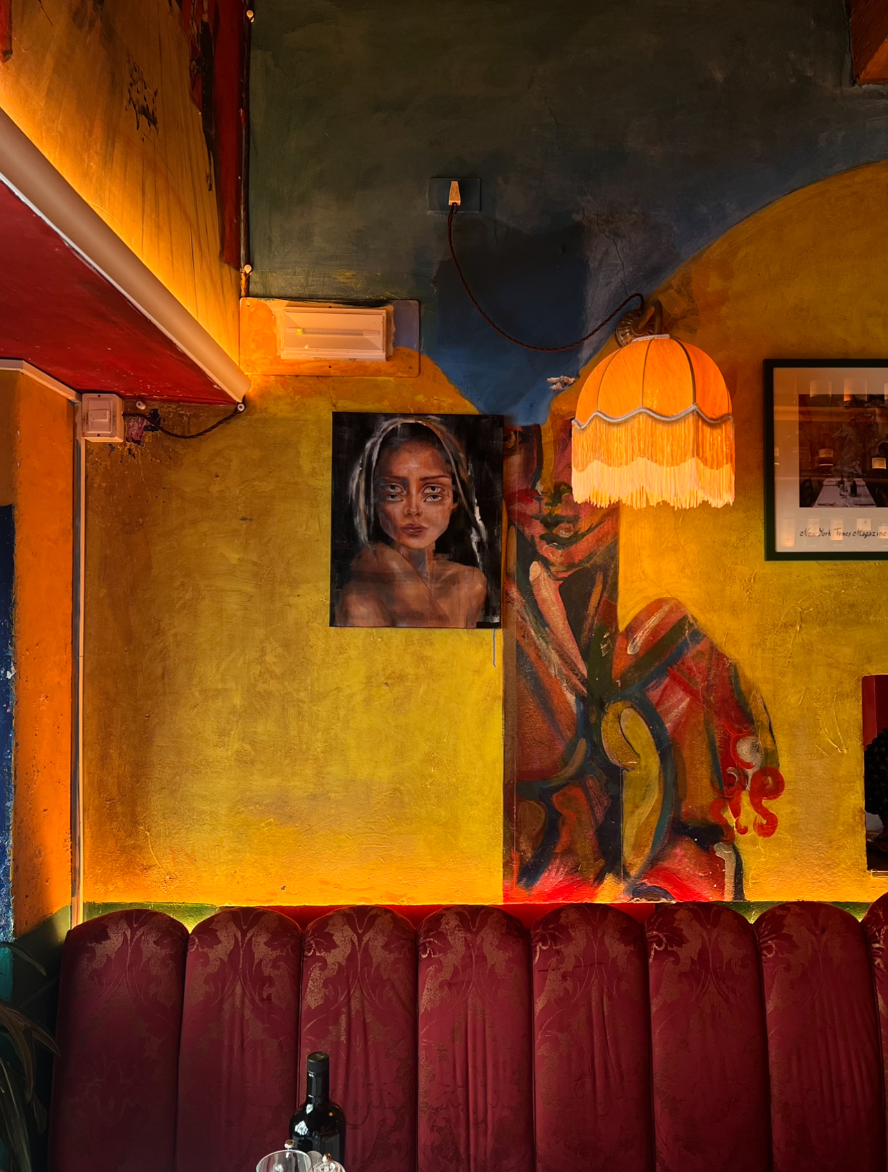 Artwork at Trattoria Garga