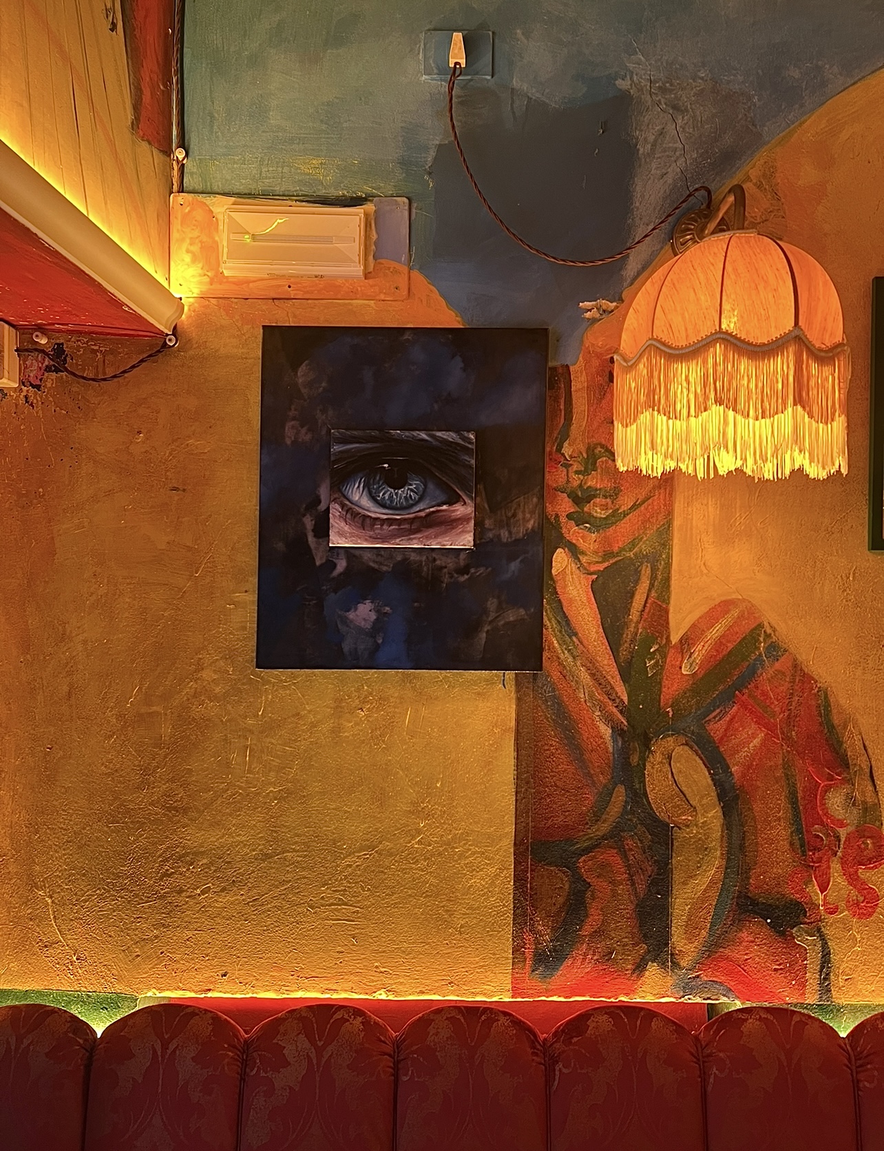 Artwork at Trattoria Garga