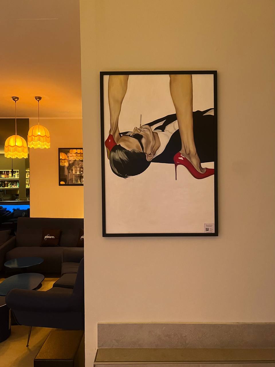Artwork at Riviera Lounge Club Bistrot